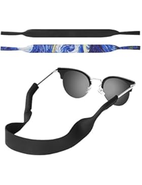 MoKo Neoprene Brillenband - [2 Stück] Universal Sonnenbrille Eyewear Strap Brillenkordel schwimmende Material...