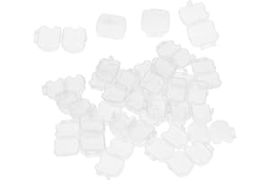 Baoblaze 30pcs Calamar Jig de Gancho Camarones Pesca Jigs Señuelos Cubiertas Gorras de Seguridad, S