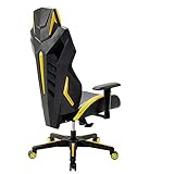 JIAYUAN Chaises de bureau Racing Chaise De Bureau Siège Sport De Luxe Fauteuil Gamer Pro En Similicuir Hauteur Réglable Dossier Haut Inclinable 150˚ Avec Appui Tête Et Soutien Lombaire Ajustabl Chaise