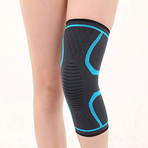 Preisvergleich Produktbild ERN Kniepolster Gestrickte Sportknieschützer Sommer Rutschfeste Atmungsaktive Nylon vierseitige Elastische Knie Sportschutz