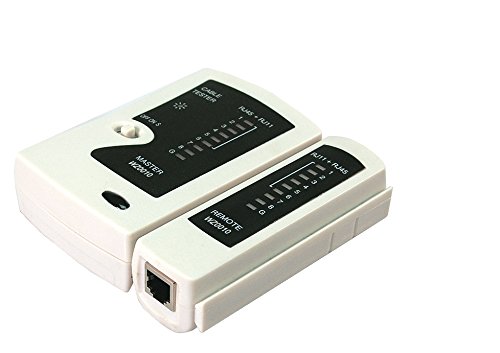 LogiLink Kabeltester RJ11, RJ12, RJ45 mit Remote Einheit - 4
