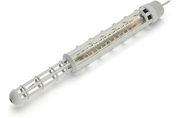 DE BUYER -4884.00N -thermometre confiseur +80°+200°- polypro, Red