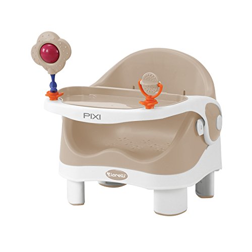 Lorelli Kinderstuhl PIXI, Kinder Stuhl-, Sitzerhöhung, Boostersitz, Tisch beige