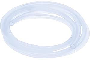 Silikonschlauch,iMeistek 5mm ID x 8mm OD, 1.5 Meter,Flexibler Lebensmitteltaugliche Schläuche,Wasser-Luft-Schlauch-Rohr, für Pumpenübertragung
