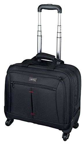 Lightpak Laptop Rollkoffer Business Trolley Star, Nylon, 42.57 Liters Schwarz