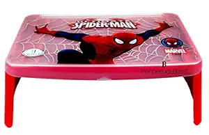Perpetual Bliss Spider Man Bed Table for Kids|Laptop|Portable/Study/Lamp|Multipurpose (Dimension) 50x30x20cm