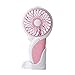 Produktbild Mesigu Cartoon Handheld USB Fan wiederaufladbare Handy-Ständer Halter mit LED-Licht-Kühler Elektrischer Handventilator (Color : Pink)