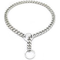 Collana Per Cane In Acciaio A Serpente - Resistente Per Allenamento, Taglia 45cm - Foto 3