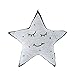 Sam's Fishing Glow in the Dark Bright Light up Twinkling Star Moon Baby Bed Pillows Decoration Soft Bulb Plush Luminous Cushion Pillow Toy