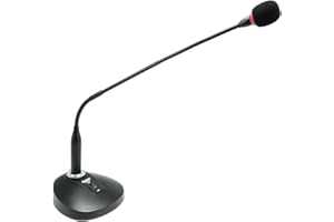 OMNITRONIC MIC SHC-2 Schwanenhalsmikrofon | Elektret-Schwanenhalsmikrofon