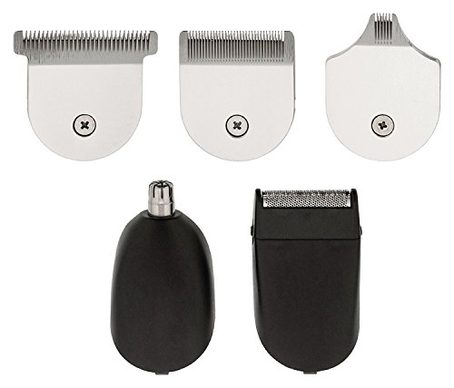 Akku Titan Herren / Damen Haarschneider Haarschneidemaschine Set + Aufsätze + Rasierer + Nasenhaar Trimmer Haar Schneide Maschine Cutter - 3