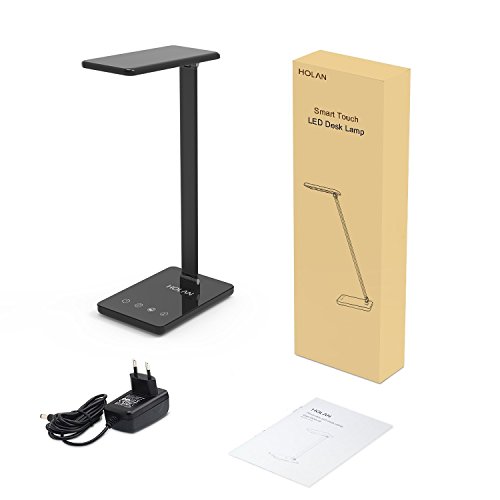 Dimmbare LED Schreibtischlampe, Soft Digits 8W Tischlampe / Tischleuchte / Nachttischlampe mit Touch Panel / Anpassbare Farbtemperatur / Memory-Funktion / Automatischer zeitgesteuerter zum Lesen, Lernen und Entspannten Arbeiten - 9
