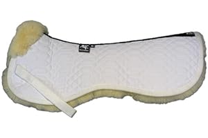 ‎ENGEL REITSPORT Engel Reitsport | Lammfell Sattelkissen SAKIS1 mit Fellrand vorne