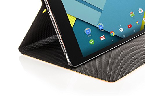 Forefront Cases® Neue Leder Hülle / Tasche / Case / Cover für HTC Google Nexus 9 (8,9 Zoll) Tablet-PC – Rundum-Geräteschutz und intelligente Auto-Sleep-Wake-Funktion mit 3-JAHRES-GARANTIE VON FOREFRONT CASES – inkl. Eingabestift - 7