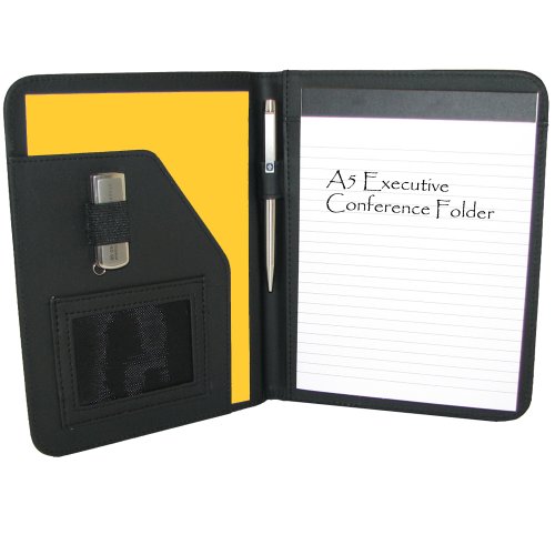 Download A5 Executive Business Conference Folder in Black (Un-Zipped) - DA5CF Download A5 Executive Business Conference Folder in Black (Un-Zipped) - DA5CF
