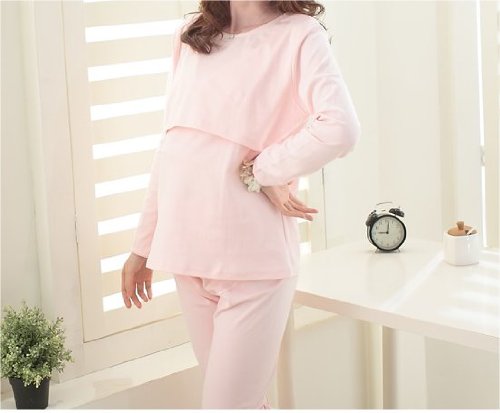 BRAND NEW Pink 2 Piece Nursing Pyjama Set UK Size 14