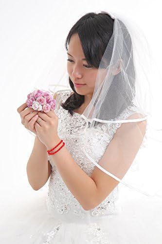 Wedding items.Friendship(Kumihimo) bracelet(small red) of Hida(Japanese ).[Your Name.] holy place, the handcraft of the craftsman of Hida.