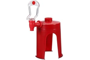 ALMAK Dozownik napojów gazowanych, odwrócony napój z czipem, cola do picia Fizz Saver, butelka na wodę, gadżet, kreatywny ręczny dozownik sody do wszystkich butelek napojów