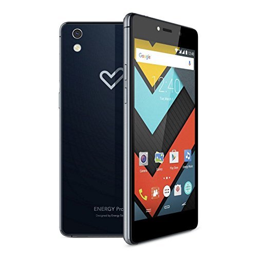 Energy Phone Pro 4G Navy - Smartphone 4G, Quad-Core Snapdragon 616, RAM de 2 GB, Memoria Interna de 16 GB, cámara de 13 MP, Android 5.1, Azul Marino