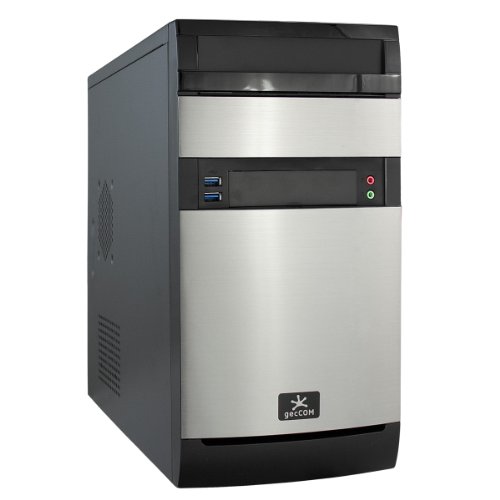gecCOM Office-PC / COMPUTER | Intel Core i5-7400 4x3,0GHz | 8GB DDR4 PC2133 | 128GB SSD+1000GB HDD | MSI H110 Mainboard | Intel HD Grafik 630 | 5.1 Sound | GbitLAN | DVD-RW | Win10 Pro