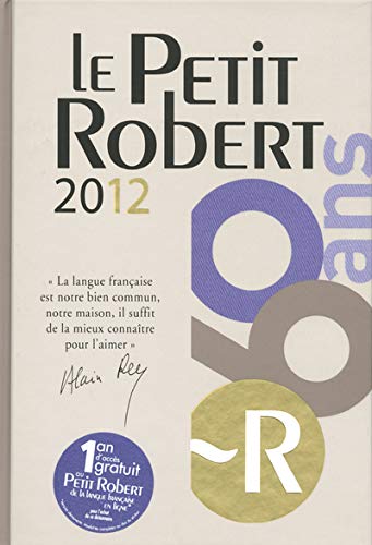 PETIT ROBERT LANGUE FSE 2012 PETIT ROBERT LANGUE FSE 2012