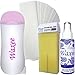COMPLETE roll on waxing kit: 100ml roller wax, heater, strips, after wax oil HOT (Argan (large roll head ))
