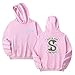 Produktbild Riverdale Unisex Kapuzenpullover Long Sleeve Sweater Mit Southside Serpents Motiv Hoodie,Pink,XS