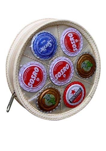 Preisvergleich Produktbild UPCYCLE Unbranded Damen Geldbörse aus recyceltem Material, rund, Mehrfarbig