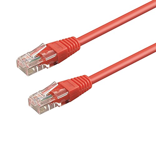 P&W WP WPC-PAT-6U010R Cavo di Rete 1 m Cat6 U/UTP (UTP) Rosso