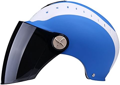 OGERT Motorcycle Helmet Male Electric Car Helmet Female Summer Sun Protection UV Protection Hard Hat Portable Half Helmet,6-OneSize