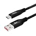 Produktbild iMangoo Oneplus 6T Kabel, 1m Typ C Schnelllade Durable Nylon Dash Charge Geflochtene High Speed Daten USB C Ladekabel kompatibel mit Oneplus 6T 6 5 5T 3 3T Bullets Wireless Oppo Find X Schwarz