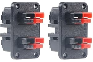 MOONDKIST 2Pcs Fixed Mounting Bracket Panel Outdoor Power Plug for Anderson Plug 45A 600V