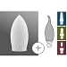 Produktbild Paulmann Glas Kerze gedreht satin