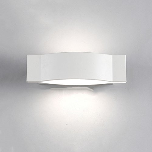 Preisvergleich Produktbild Unbekannt $Wall lamp light Wandlampe-E14 Schlafzimmer Nachttischlampe - LED Wandlampe Rücklicht Moderne Schmiedeeisen Glas Wandlampe Lesen Wandleuchte Korridor Lampe (Farbe : Weiß)