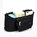 KRY Baby Pram Stroller Hanging Bags for Travel Holiday Outdoor Cup Bottle Drinks Food Holder Organizer Storage Bag (Black)