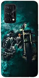 SharpEseller Bullet Bike Pattern Multi Coloured Silicone Back Cover Compatible for Realme GT Master 5G / Realme GT Master Edition 5G