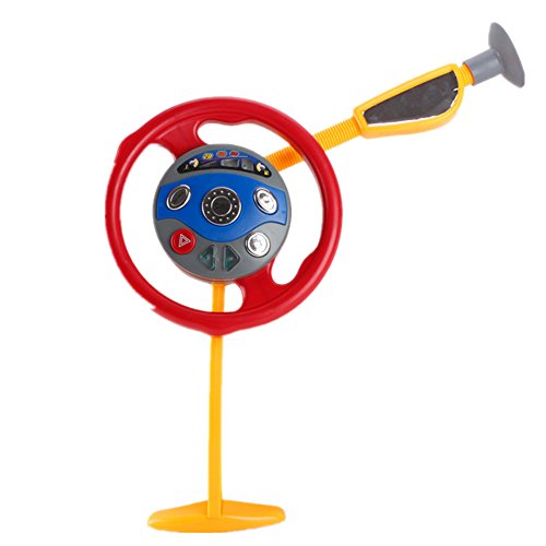 Preisvergleich Produktbild Kinder Elektronisches Fahrer Rücksitz Lenkrad mit Licht und Sound