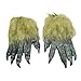 Produktbild BESTOYARD Halloween Horror Requisiten Wolf Krallenhandschuhe Tiere Cosplay Kostüme Funny Werwolf ghostcrawler Handschuhe (Schwarz)