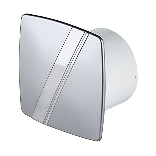 examen Satin hotte murale ventilateur 100mm Awenta style linea avec minuterie et capteur d'humidité