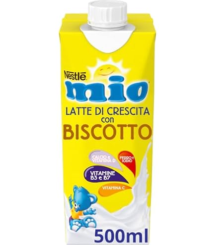 NESTLÉ MIO Latte di Crescita con Cereali Liquido, 12 Brick da 500ml (6L) :  Amazon.it: Alimentari e cura della casa