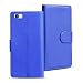 Produktbild Huawei P8 Lite Bookstyle Hülle, Conie Mobile PU Leder Schutzhülle Handytasche Bookcase Tasche Premium Klapphülle in Blau