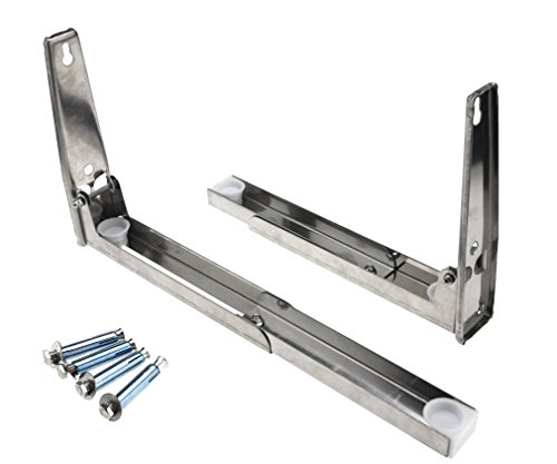 Preisvergleich Produktbild Mikrowelle Halterung Wandhalterung Mikrowellenhalter Microwellen Edelstahl