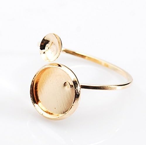 With Settings table ring 1. number ring mini circle pedestal with meal dish base resin uv resin parts powder trading