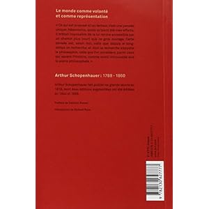 Le monde comme volonté et comme représentation Livre en Ligne - Telecharger Ebook