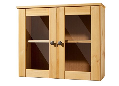 LifeStyleDesign 973144 Hängeschrank Ida, 50 x 20 x 60 cm, kiefer, gebeizt gewachst