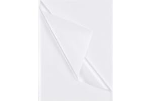 trabag 72 fogli di carta velina bianca, 50 x 70 cm, materiale da imballaggio, carta velina, carta da regalo per matrimonio, decorazione fai da te