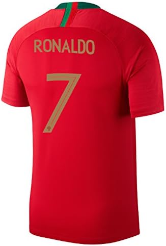 Horrysd Portugal 2018 FIFA World Cup No.7 Ronaldo Men's Home Replica Football Shirt Size S