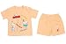Ole Baby Infant Cotton Cute Adorable Stylish Trendy Printed Tshirt and shorts with Creamsicle Orange FREE Complimentary Hanger 18 to 24 months RS.349.00