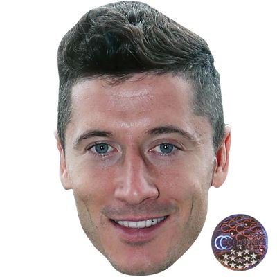Preisvergleich Produktbild Celebrity Cutouts Robert Lewandowski Maske aus Karton