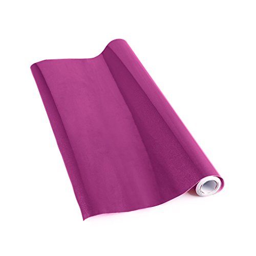 Auralum® PVC Klebefolie Dekofolie 0.61*5M Schränke Tapeten Möbelfolie Küchenfolie Selbstklebend für Küchenschränke Möbel Lila - 2